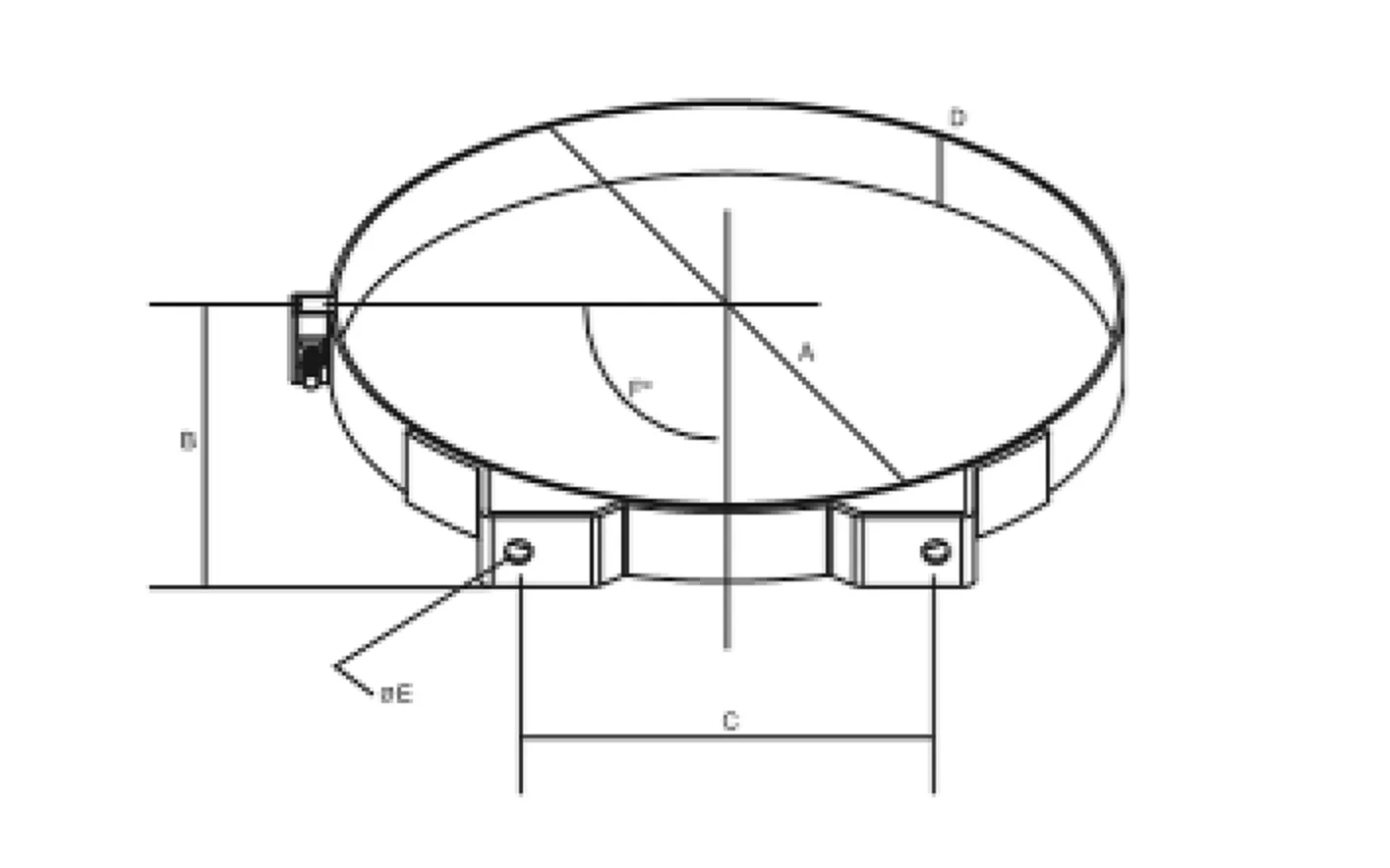 Donaldson - P002348 - Mounting Band