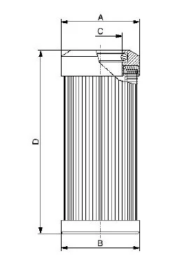 Fil Filter - FO-0447 - Hydraulic filter element