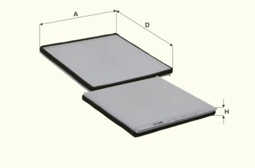 Fil Filter - HC7025 - Cabin air filter element