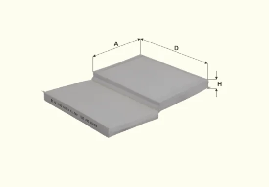Fil Filter - HC7030 - Cabin air filter element