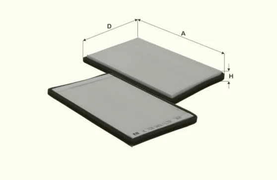 Fil Filter - HC7038 - Cabin air filter element