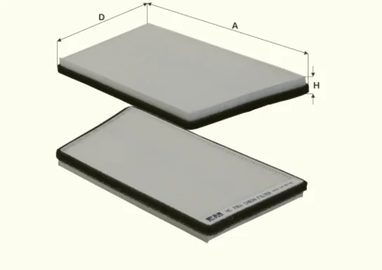 Fil Filter - HC7051 - Cabin air filter element