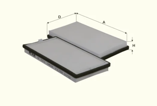 Fil Filter - HC7073 - Cabin air filter element