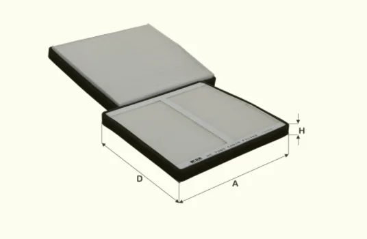 Fil Filter - HC7080 - Cabin air filter element