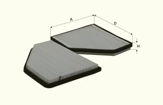 Fil Filter - HC7101 - Cabin air filter element