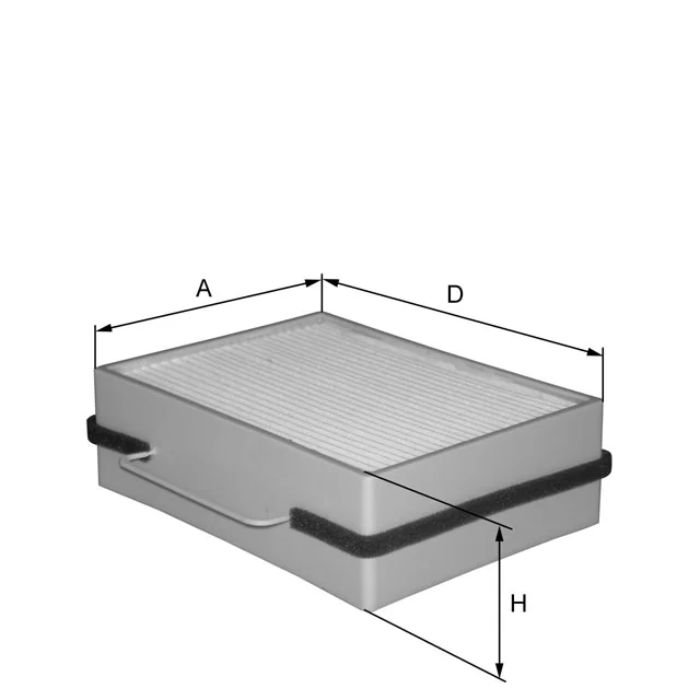 Fil Filter - HC7104 - Cabin air filter element