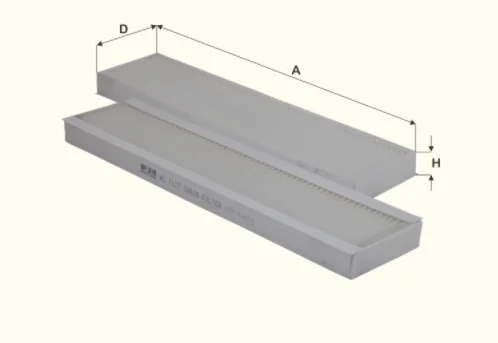 Fil Filter - HC7117 - Cabin air filter element