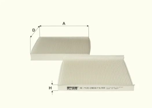 Fil Filter - HC7125 - Cabin air filter element