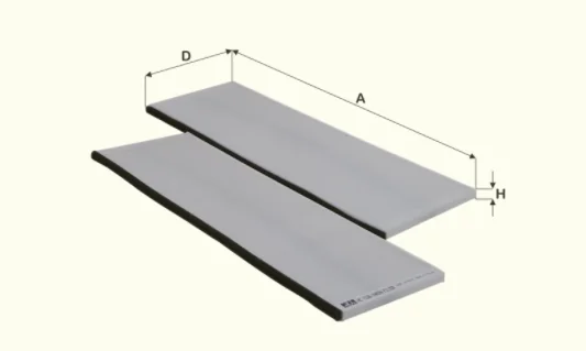Fil Filter - HC7126 - Cabin air filter element