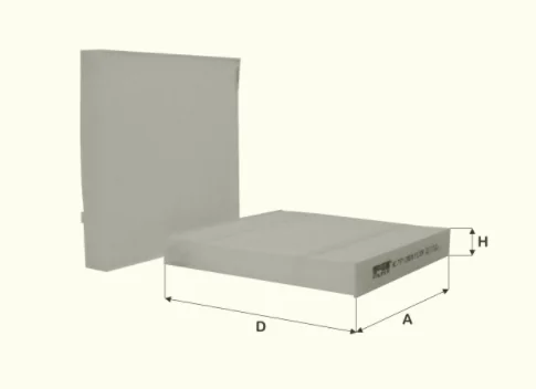Fil Filter - HC7171 - Cabin air filter element
