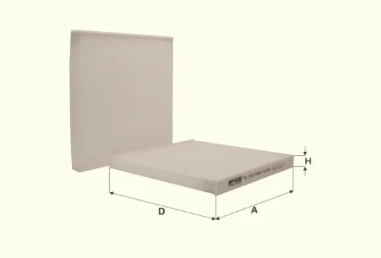 Fil Filter - HC7237 - Cabin air filter element