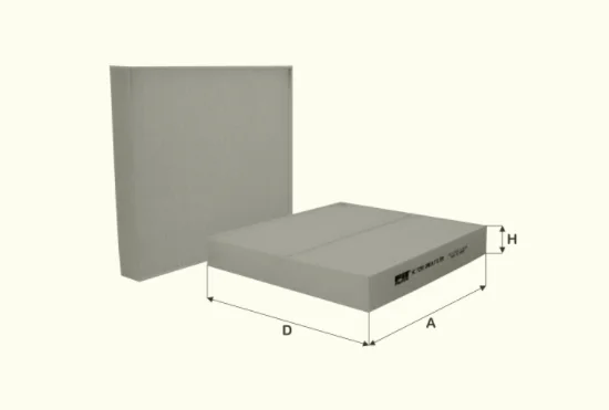 Fil Filter - HC7293 - Cabin air filter element