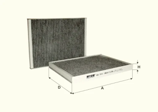 Fil Filter - HCK7010 - Cabin air filter element