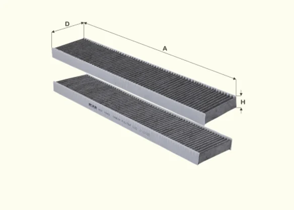 Fil Filter - HCK7043 - Cabin air filter element
