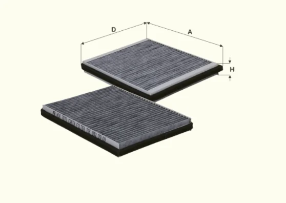 Fil Filter - HCK7072 - Cabin air filter element