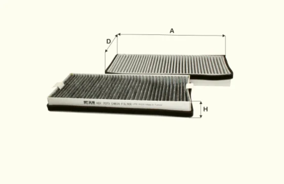 Fil Filter - HCK7073 - Cabin air filter element