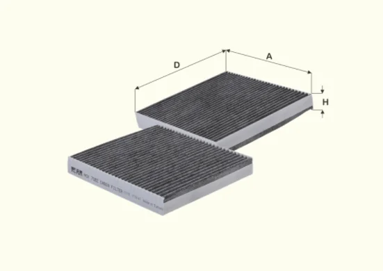 Fil Filter - HCK7082 - Cabin air filter element