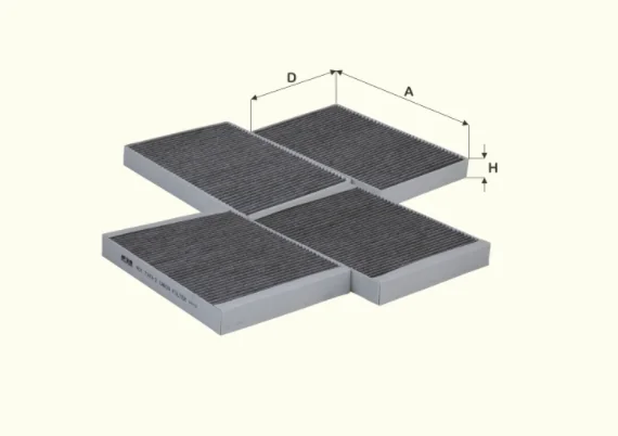 Fil Filter - HCK7193-2 - Cabin air filter element