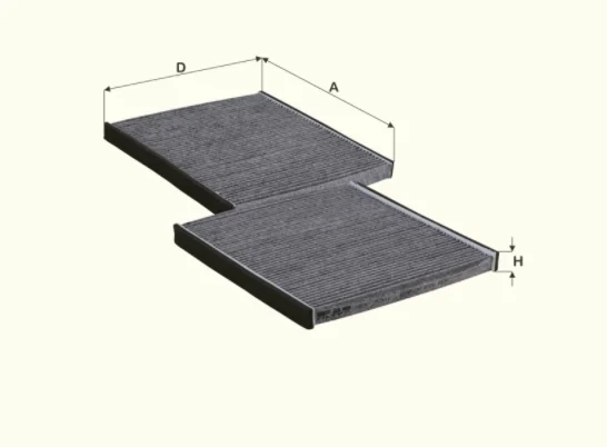 Fil Filter - HCK7201 - Cabin air filter element