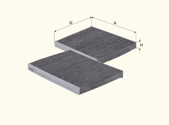 Fil Filter - HCK7211 - Cabin air filter element