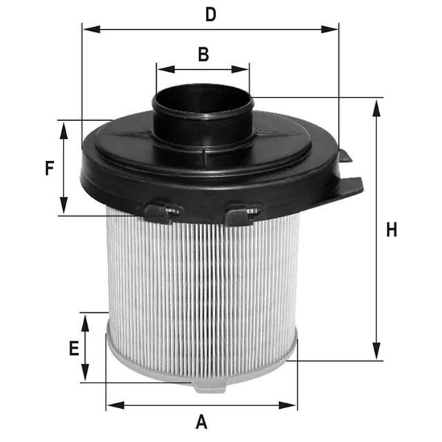 Fil Filter - HP2569 - Air filter element