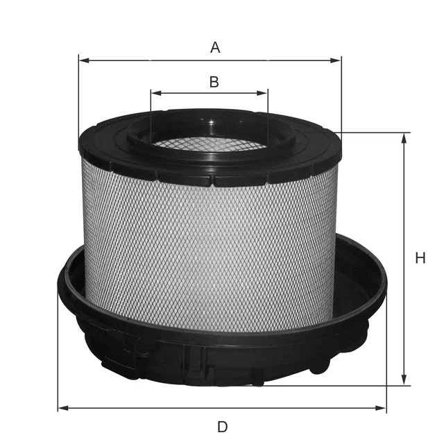 Fil Filter - HP2627 - Air filter element