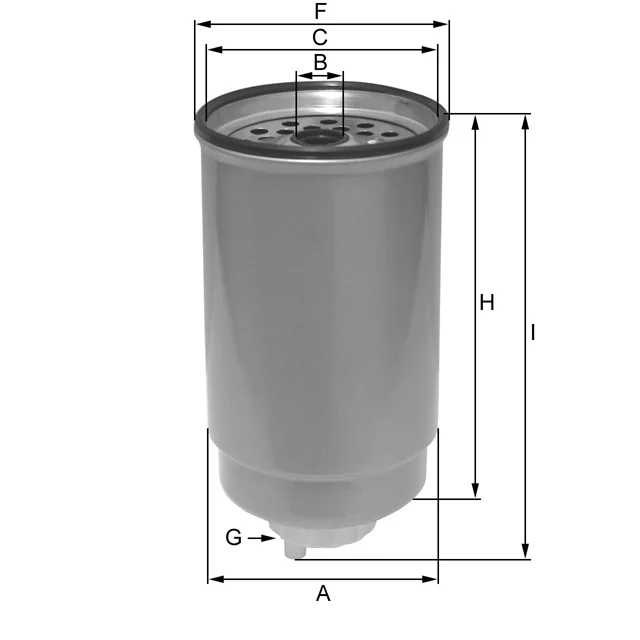 Fil Filter - MF996A - Fuel filter spin-on