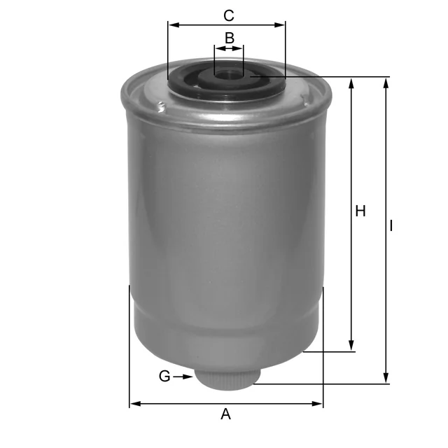 Fil Filter - MF999 - Fuel filter spin-on