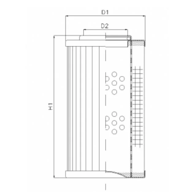 Filtrec - D1100G06AV - Hydraulic filter element