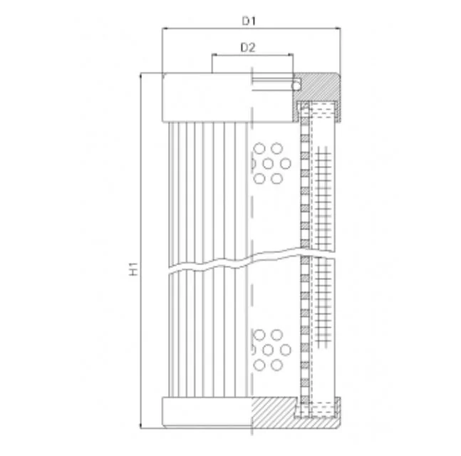 Filtrec - D1102G10B - Hydraulic filter element