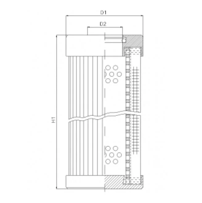 Filtrec - D1103G25B - Hydraulic filter element