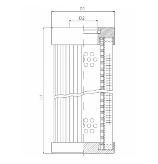 Filtrec - D121T10BV - Hydraulic filter element