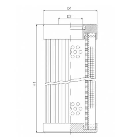 Filtrec - D121T500BV - Hydraulic filter element