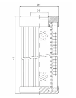 Filtrec - D126T125B - Hydraulic filter element