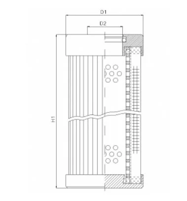Filtrec - D130T25BV - Hydraulic filter element