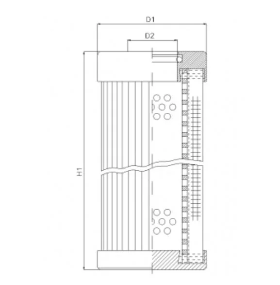 Filtrec - D132G25B - Hydraulic filter element