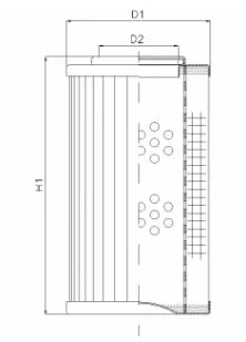 Filtrec - D137G01A - Hydraulic filter element