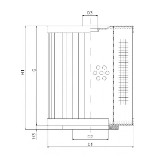 Filtrec - D260T500 - Hydraulic filter element