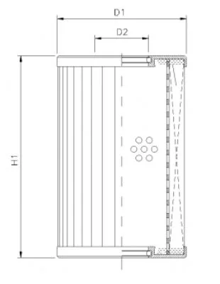Filtrec - D651G03BV - Hydraulic filter element
