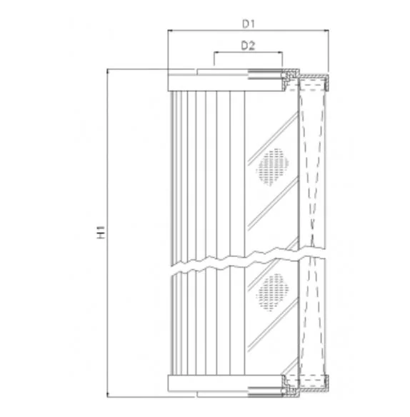 Filtrec - D651T40A - Hydraulic filter element