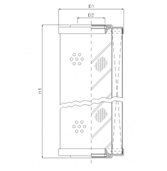 Filtrec - D652C10A - Hydraulic filter element