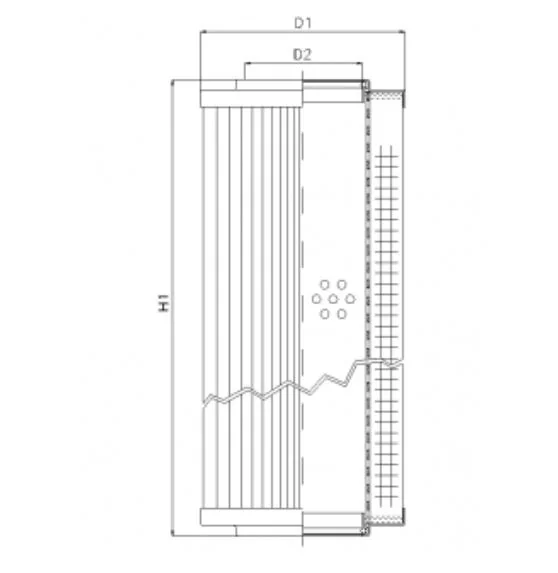 Filtrec - D660G06AV - Hydraulic filter element