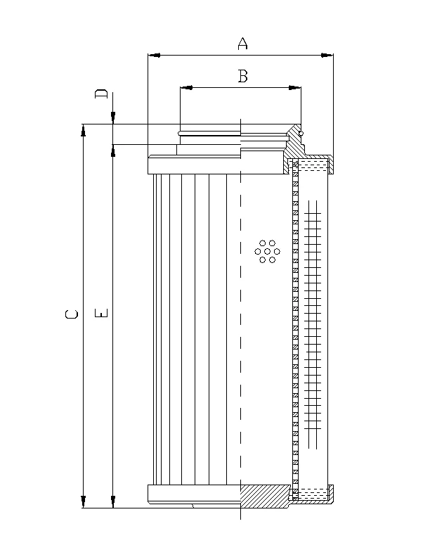 Filtrec - D731G25B - Hydraulic filter element