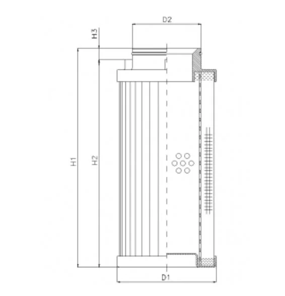 Filtrec - D732C10A - Hydraulic filter element