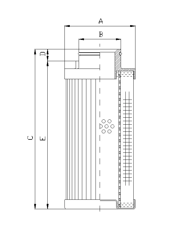 Filtrec - D771G25A - Hydraulic filter element