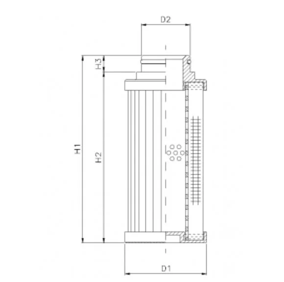 Filtrec - D790G03B - Hydraulic filter element