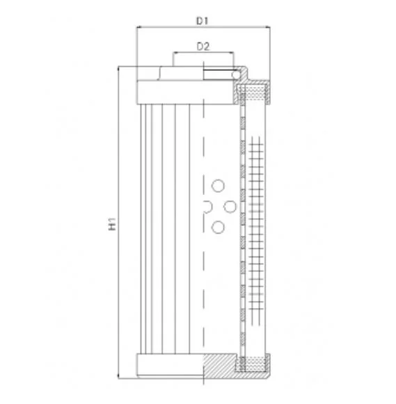 Filtrec - DHD1320H05V - Hydraulic filter element