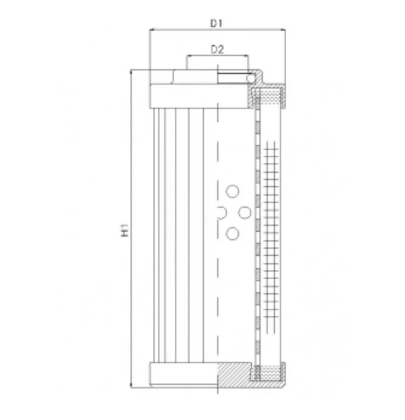 Filtrec - DHD160A03V - Hydraulic filter element