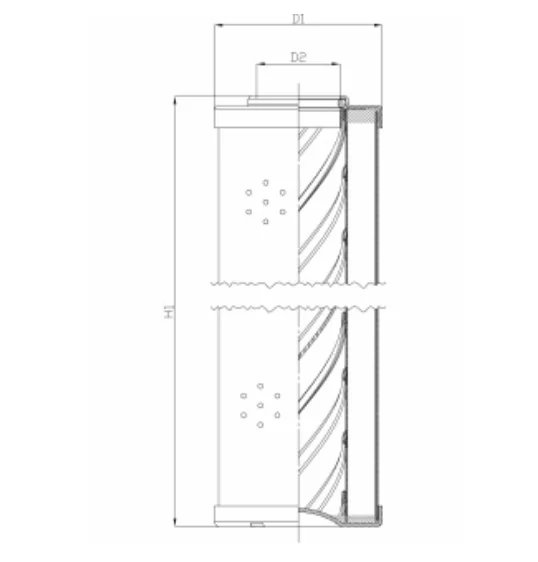 Filtrec - DHD256G10B - Hydraulic filter element