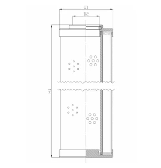Filtrec - DHD256H03B - Hydraulic filter element